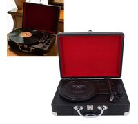 Giradischi Vintage con Bluetooth, 33/45/78 Giri/min, con Altoparlanti, in ABS