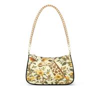 Giraff Birds Flowers Retro Style trendy catena borsa a tracolla per le donne borse a mano per le donne per regali di compleanno per le signore