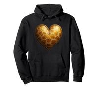 Giraffa Amante Cuore Design Fantasia Cuore Felpa con Cappuccio
