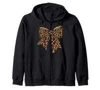 Giraffa Animale Modello Carino Halloween Costume Coquette Bow Felpa con Cappuccio