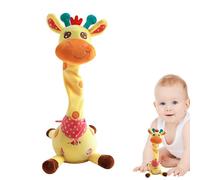 Giraffa Che Balla E Ripete,Giraffa Parlante Ripete Quello Che Dici, Divertente E Morbido Peluche C he Canta,Balla E Risponde Ai Suoni, Gira ffa Interattiva Per Bambini 1-3+, Ragazzi Ragazze Regali