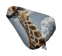 Giraffa che indossa occhiali da sole per bicicletta, con coulisse, impermeabile, protegge dal sole e dalla polvere, unisex, per mountain bike