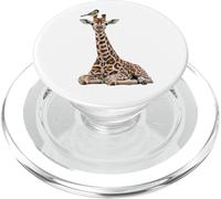 Giraffa Cinciallegra Uccello Ornitologo Biologo Animale PopSockets PopGrip per MagSafe