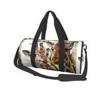 Giraffa dei cervi dell'acquerello, Borsone da viaggio di grande capacità Borsa rotonda Borsa da viaggio sportiva Borsa da viaggio Borsa da fitness