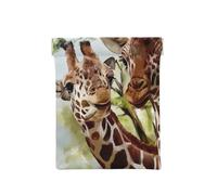 Giraffa dei cervi dell'acquerello, Spremere il portafoglio superiore da donna Borsa portaoggetti Piccola portamonete Portamonete