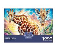 Giraffa Puzzle 1000 Pezzi, Jigsaw Puzzle Per Adulti Puzzle 1000 Pezzi Difficili Per Adulti Home Giochi Puzzle 38x26cm/1000pcs