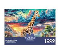 Giraffa Puzzle 1000 Pezzi, Puzzle Impossibile 1000 Pezzi Gioco Di Sfida Intellettuale 38x26cm/1000pcs