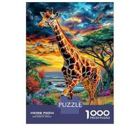 Giraffa Puzzle 1000 Pezzi, Puzzle Impossibile 1000 Pezzi, Gioco Di Sfida Intellettuale 38x26cm/1000pcs