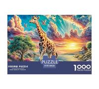 Giraffa Puzzle 1000 Pezzi, Puzzle Impossibile 1000 Pezzi Gioco Di Sfida Intellettuale 38x26cm/1000pcs