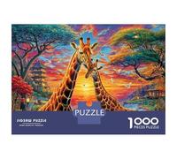Giraffa Puzzle Da 1000 Pezzi - Puzzle Ad Alta Difficoltà,Giochi StimolFormicai Per Tutta La Famiglia 52x38cm/1000pcs