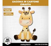 Giraffa sagoma cartone bambini cartoni animati