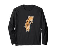 Giraffa Suonare la Chitarra Maglia a Manica