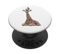 Giraffa Tordo Migratore Americano Uccello Biologo Animale PopSockets PopGrip Adesivo