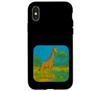 Giraffe Africa - Il guardiano dello zoo preferito degli animali dello zoo Custodia per iPhone X/XS