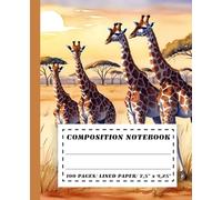 Giraffe Composition Notebook - Cute & Aesthetic Lined Journal: A Beautiful Giraffe-Themed Notebook | 100 Lined Pages | 7.5” x 9.25” I Perfect for School, Work & Journaling
