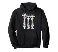 Giraffe con Occhiali da Sole Funny Silly Foolish Funny Giraffa Felpa con Cappuccio