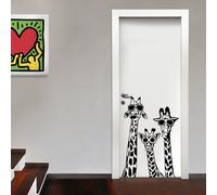GIRAFFE COOL- Adesivo murale wall sticker in vinile 55x77 cm