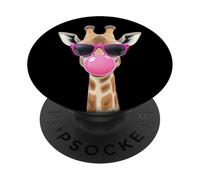Giraffe design donne divertenti nel dire ragazze PopSockets PopGrip Adesivo