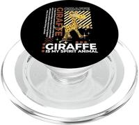 Giraffe è il mio spirito animale Kawaii cartone animato divertente giraffe PopSockets PopGrip per MagSafe