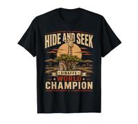 Giraffe Hide And S ampione del Mondo Maglietta