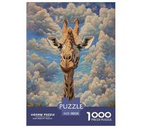 Giraffe Jigsaw Puzzle Impossibili 1000 Pezzi Decorazione Per La Casa. Giochi Rilassamento E Intelligence Per Adulti E Bambini Da 12 Anni 38x26cm/1000pcs