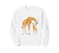 Giraffe Mama Baby Madre Bambino Amore Felpa