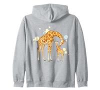 Giraffe Mama Baby Madre Bambino Amore Felpa con Cappuccio