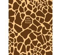 Giraffe Print 2026 Teacher Planner Weekly and Monthly: Minimalist Lesson Record, Calendar Organizers, goal, to do list