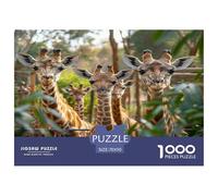 Giraffe - Puzzle 1000 Pezzi, Artistic Animals, Intrattenimento Creativo, Per Adulti E Bambini A Partire Da 12 Anni | 70x50cm/1000pcs | Regalo Classico