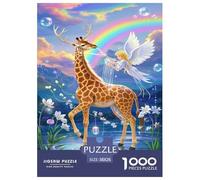 Giraffe Puzzle 1000 Pezzi Per Adulti Perfetto Per Appassionati Di Esperti Sfida Impossibile Creativo Regalo Per La Famiglia Per Adulti E Bambini 38x26cm/1000pcs