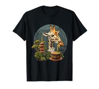 Giraffe Ramen Bonsai Albero Pagoda Torre Tagliatelle Giapponesi Maglietta
