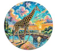 Giraffe1000 Piece Jigsaws Puzzles 1000 Pieces for Adults And Kids Jigsaw GiraffeUnique Challenge Games Gifts 1000pcs (67.5x67.5cm)