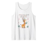 Giraffe's are Awesome I am Awesome Therefore I am a Giraffe Canotta