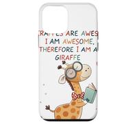 Giraffe's are Awesome I am Awesome Therefore I am a Giraffe Custodia per iPhone 12 mini