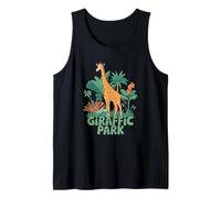 Giraffic Park Fun Safari Adventure Design Canotta