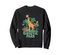 Giraffic Park Fun Safari Adventure Design Felpa