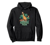 Giraffic Park Fun Safari Adventure Design Felpa con Cappuccio