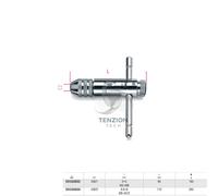 Beta Tools Giramaschi a cricchetto reversibile 436/1 cromato professionale 2-5 mm