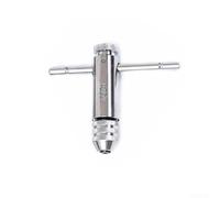 Giramaschi per M8 e M5, per M12, utensile manuale a cricchetto regolabile con impugnatura a T scorrevole, acciaio ad alto tenore di carbonio, per spazi ristretti (-8)