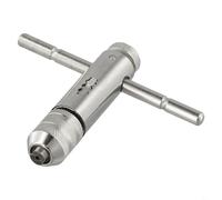 Giramaschi per utensile manuale a cricchetto regolabile M8 con maniglia a T scorrevole e blocco cuscinetto a sfera, rubinetti in acciaio al carbonio e chiave per dadi per Conf