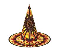 Girando la fiamma 1 PC Halloween strega cappello costume partito cappello adatto per giochi teatrali accessori