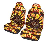Girando la fiamma Dua Sarung JOK Mobil,& Sarung JOK Mobil Depan, Cocok Per Sebagian Besar Mobil, SUV, Truk, Van, Dll.