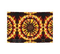 Girando la fiamma - Striscione festivo per creare atmosfera, 119,4 x 180,3 cm, per Natale, feste notturne, riunioni di amici