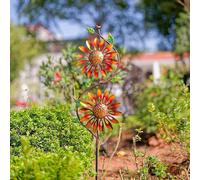 Girandola a vento con girasole da esterno, regalo decorativo per il giardino