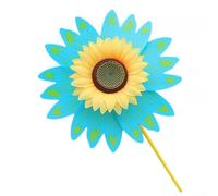 Girandola a vento con girasole per uso in giardino, aggiunge colore al tuo spazio esterno (arancione)