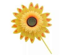 Girandola a vento con girasole per uso in giardino, aggiunge colore al tuo spazio esterno (giallo)