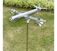 Girandola a vento, scultura robusta a forma di aeroplano, regalo per