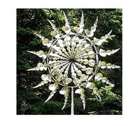 Girandola unica e magica in metallo 3D, per cortile e giardino, decorazione per terrazze esterne, 35 x 70 cm