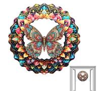 Girandole A - Girandola A Da Appendere Per Decorazioni Interne Ed Esterne | Trolley Da Esterno 25x25x0,5 Cm | Sculture Da Giardino Ornamento Decorazione Della Casa Per Le Donne Vacanze