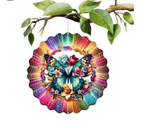 Girandole A - Girandola A Da Appendere Per Decorazioni Interne Ed Esterne | Trolley Da Esterno 25x25x0,5 Cm | Sculture Da Giardino Ornamento Decorazione Della Casa Per Le Donne Vacanze